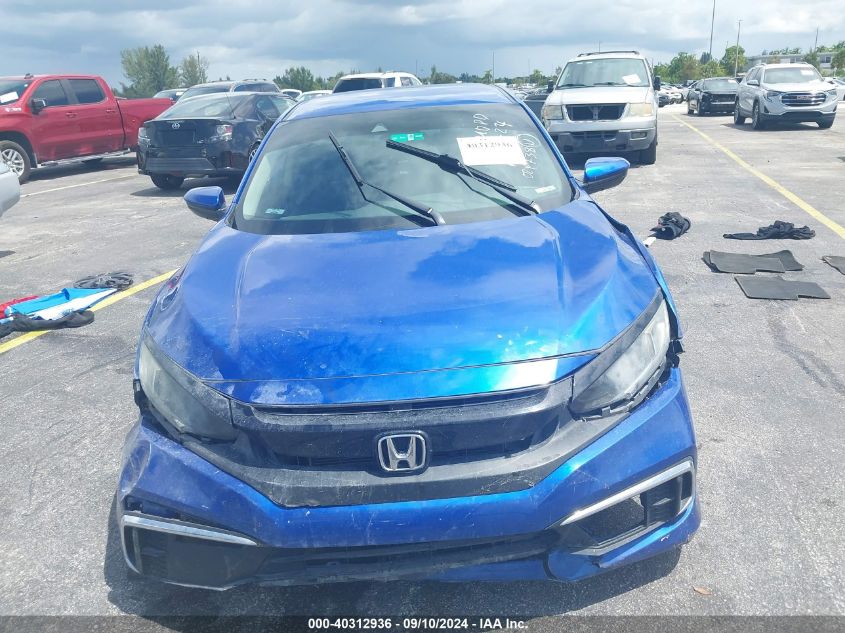 2019 Honda Civic Lx VIN: 19XFC2F62KE024738 Lot: 40312936