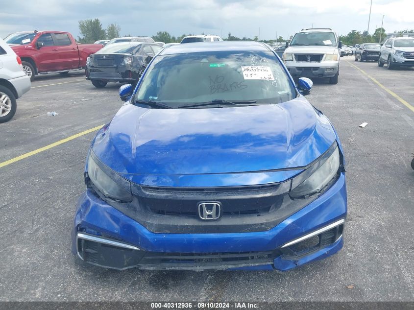 2019 Honda Civic Lx VIN: 19XFC2F62KE024738 Lot: 40312936