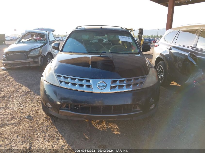 JN8AZ08T96W408127 2006 Nissan Murano Sl/Se/S