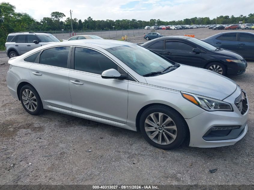 2016 Hyundai Sonata Sport/Limited VIN: 5NPE34AF1GH331710 Lot: 40313027