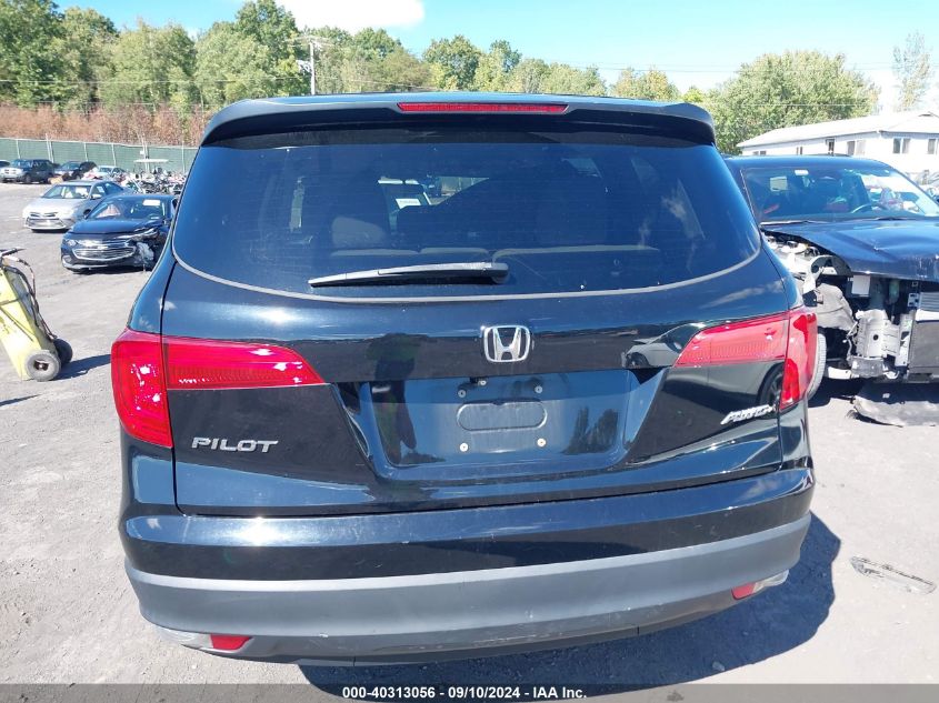 2018 Honda Pilot Lx VIN: 5FNYF6H14JB001706 Lot: 40313056