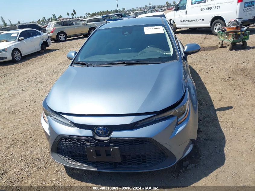 2022 Toyota Corolla Hybrid Le VIN: JTDEAMDE0N3005141 Lot: 40313061