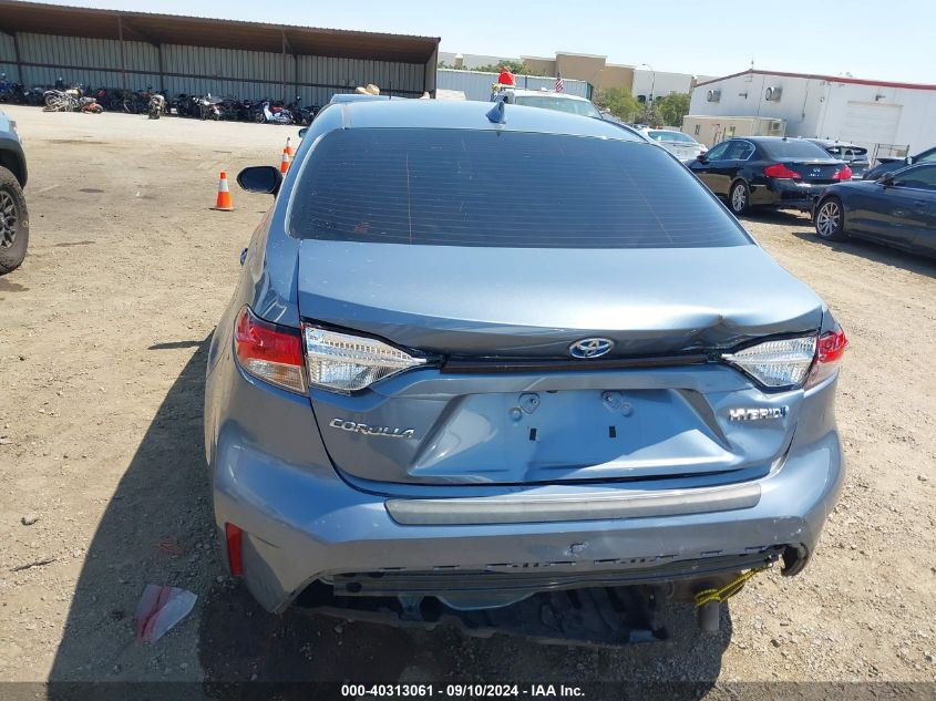 2022 Toyota Corolla Hybrid Le VIN: JTDEAMDE0N3005141 Lot: 40313061