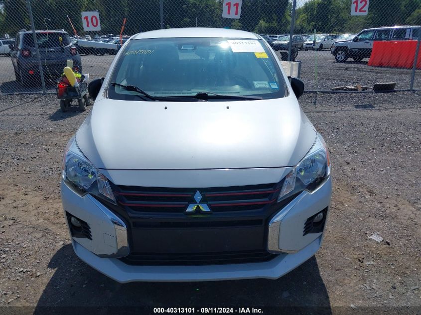 2022 Mitsubishi Mirage Black Edition VIN: ML32AWHJ7NH006119 Lot: 40313101