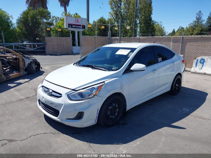 2016 Hyundai Accent Se VIN: KMHCT4AEXGU950953 Lot: 40313102