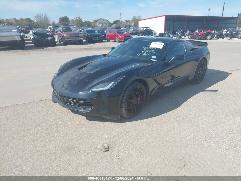 Vin: 1g1yf2d79f5110165, lot: 40801588, chevrolet corvette stingray 20152