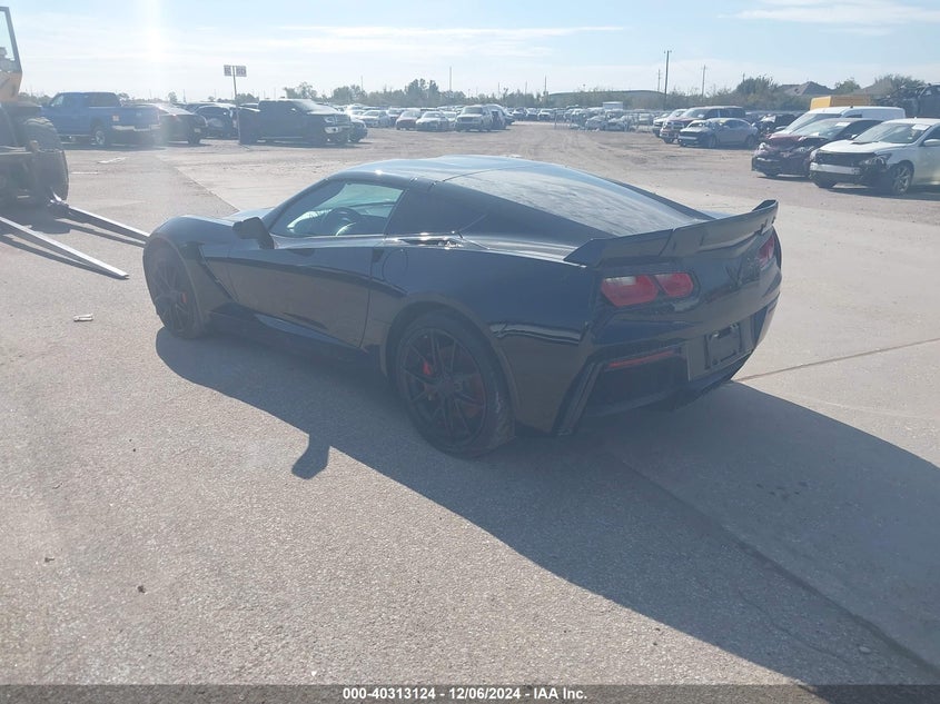 Vin: 1g1yf2d79f5110165, lot: 40801588, chevrolet corvette stingray 20153