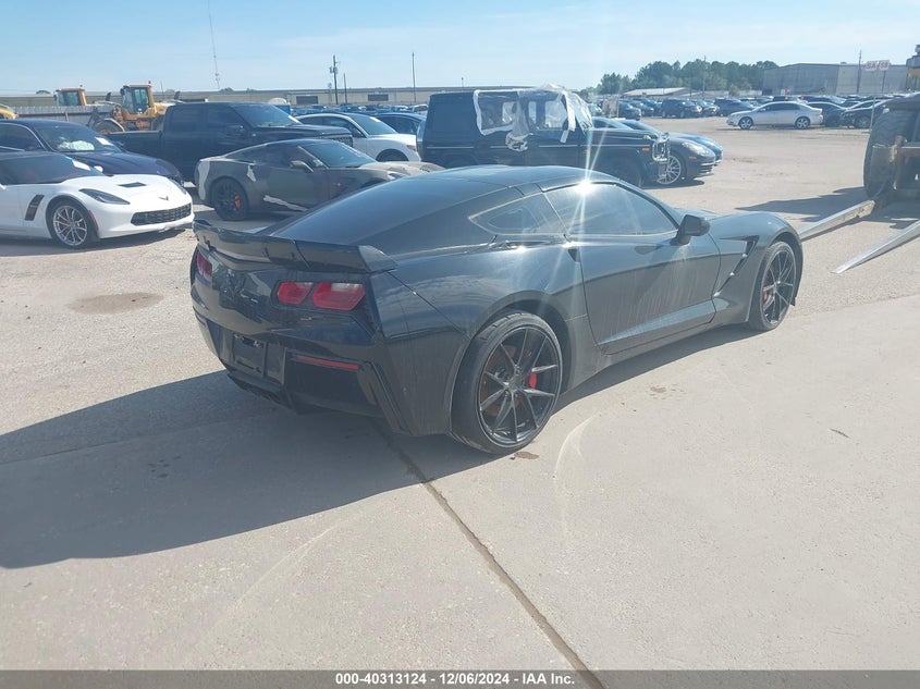 Vin: 1g1yf2d79f5110165, lot: 40801588, chevrolet corvette stingray 20154
