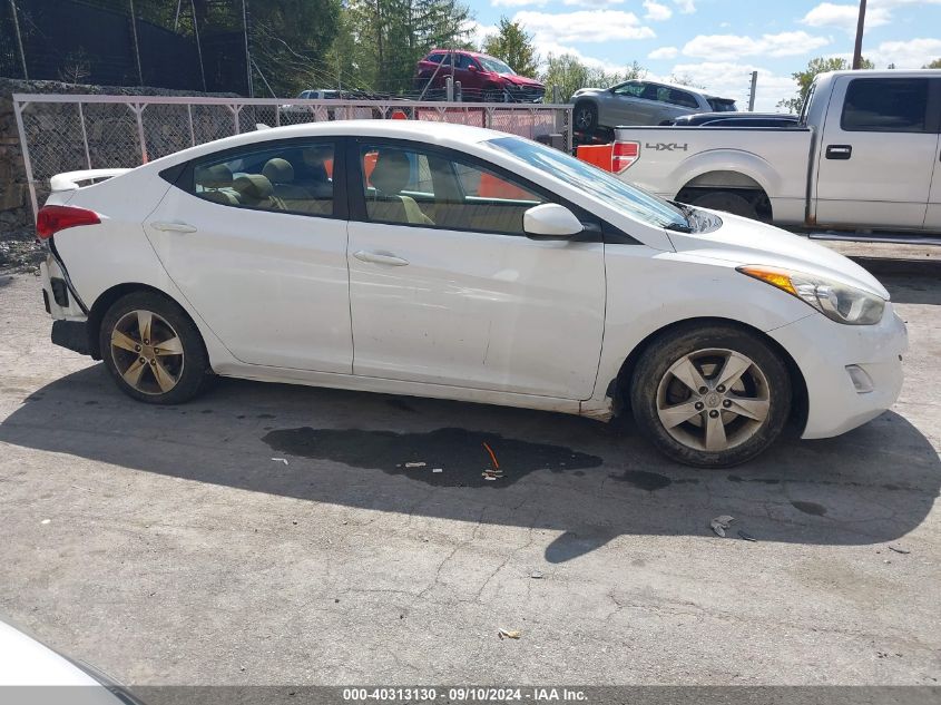 2012 Hyundai Elantra Gls VIN: 5NPDH4AE3CH146721 Lot: 40313130