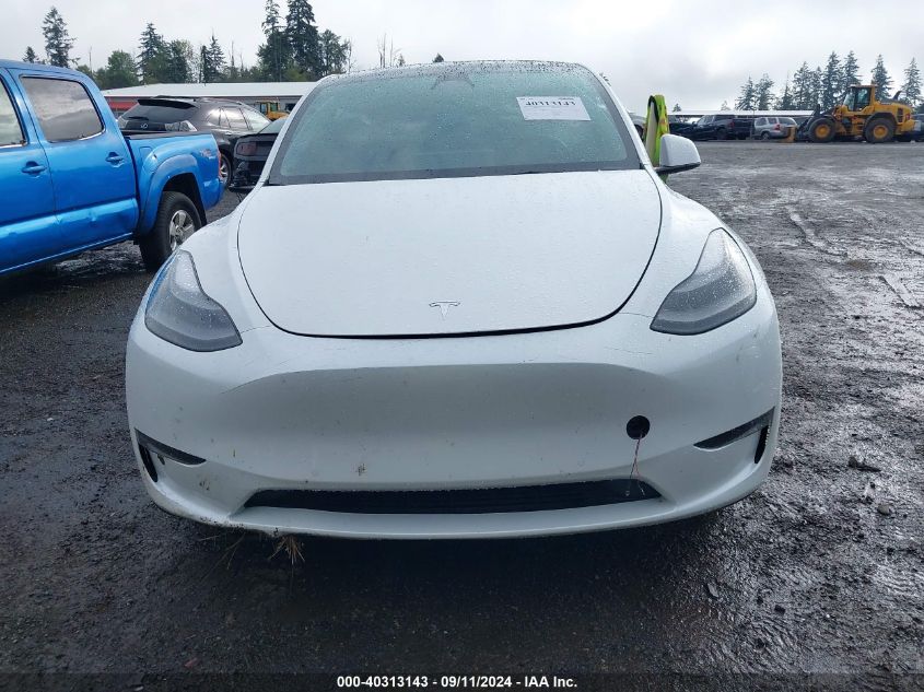 2021 Tesla Model Y VIN: 5YJYGDEF6MF266875 Lot: 40313143