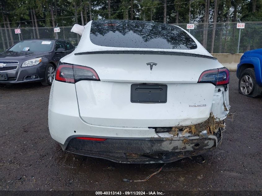 2021 Tesla Model Y VIN: 5YJYGDEF6MF266875 Lot: 40313143