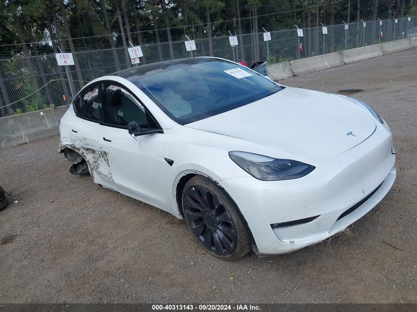 VIN 5YJYGDEF6MF266875 2021 TESLA MODEL Y PERFORMANCE DUAL MOTOR ALL-WHEEL DRIVE