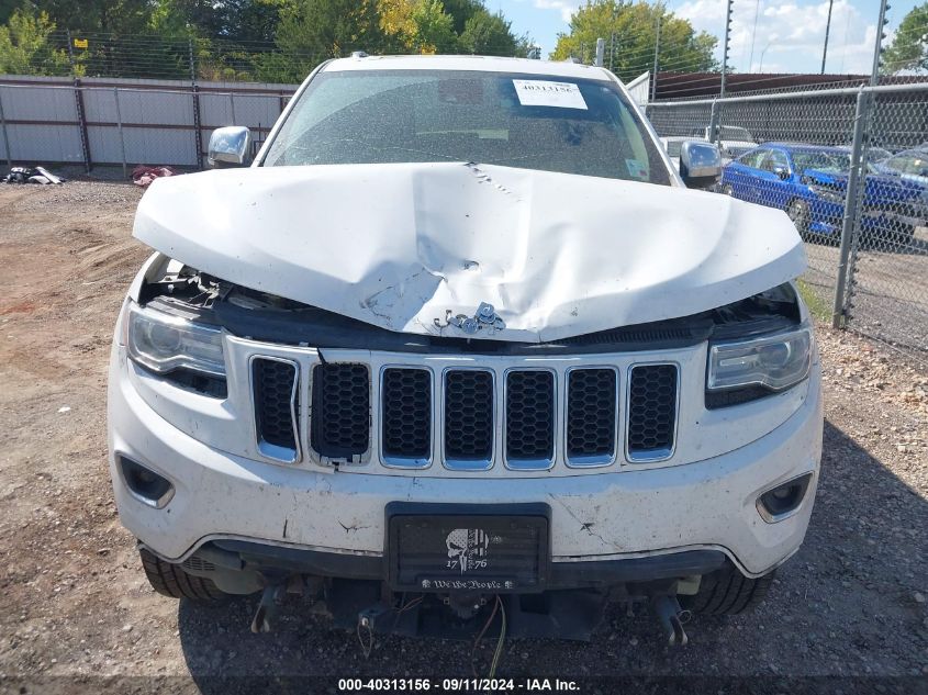 2014 Jeep Grand Cherokee Overland VIN: 1C4RJFCGXEC377649 Lot: 40313156