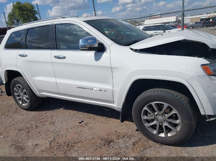 2014 Jeep Grand Cherokee Overland VIN: 1C4RJFCGXEC377649 Lot: 40313156