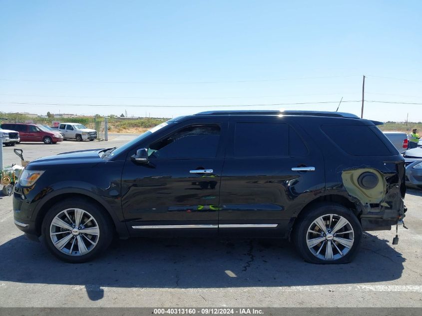 2018 Ford Explorer Limited VIN: 1FM5K8FHXJGB43618 Lot: 40313160