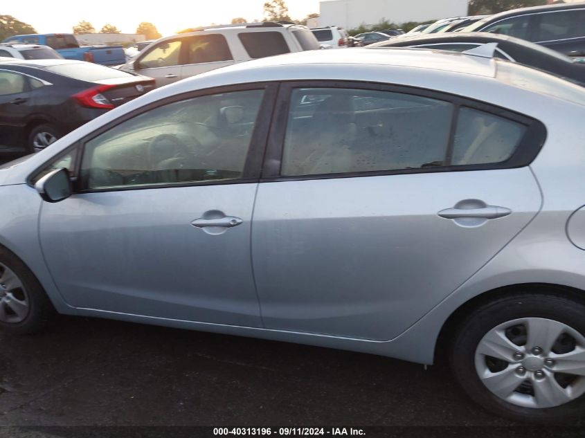 2016 Kia Forte Lx VIN: KNAFK4A60G5518831 Lot: 40313196