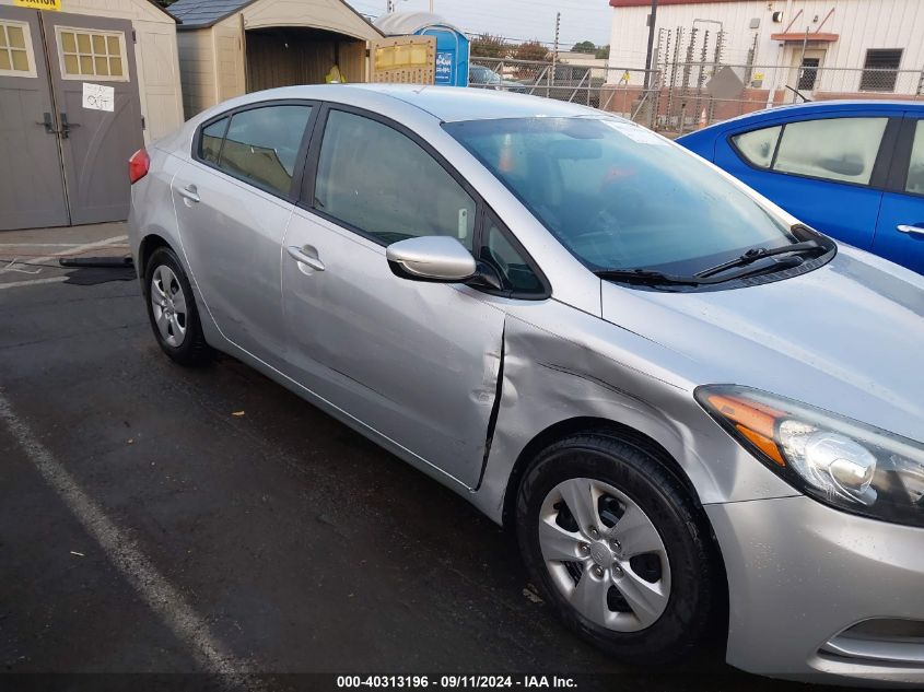 2016 Kia Forte Lx VIN: KNAFK4A60G5518831 Lot: 40313196