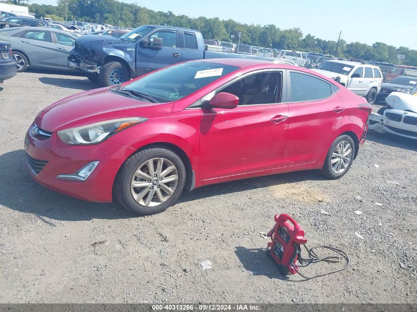 KMHDH4AEXGU518885 2016 HYUNDAI ELANTRA - Image 2