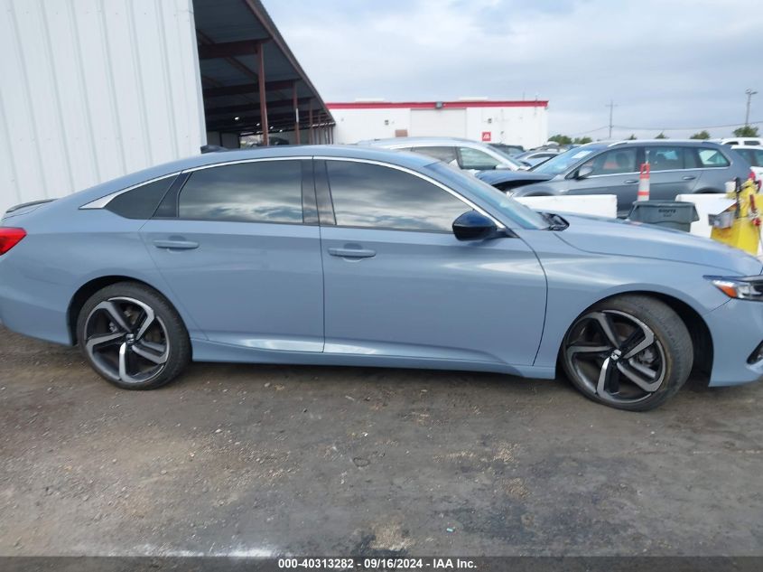 2021 Honda Accord Sport 2.0T VIN: 1HGCV2F39MA026092 Lot: 40313282