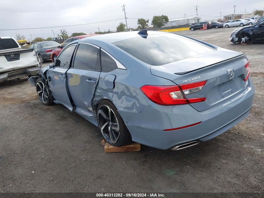 VIN 1HGCV2F39MA026092 2021 HONDA ACCORD SPORT 2.0T