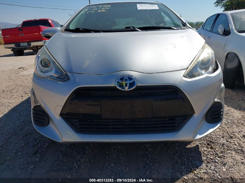 2016 Toyota Prius C VIN: JTDKDTB39G1590242 Lot: 40313283