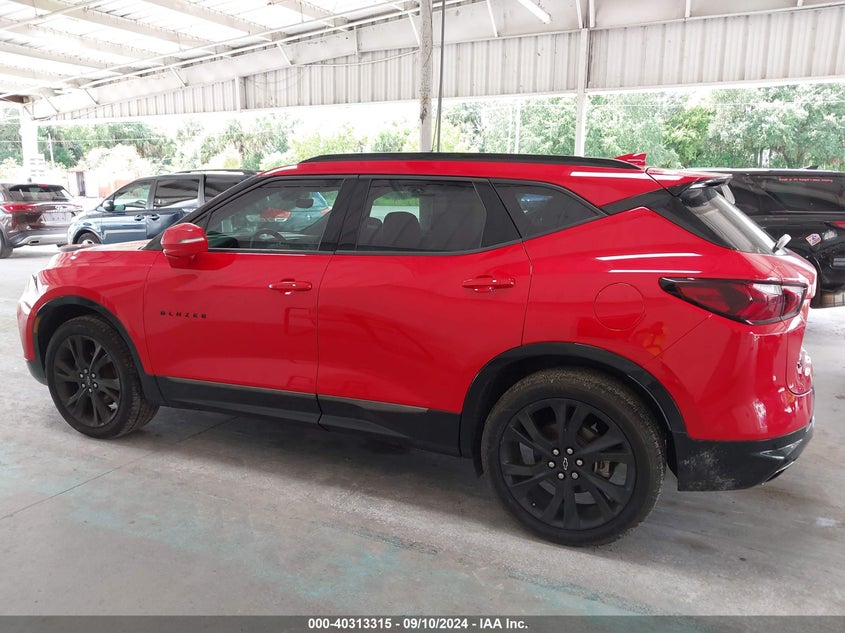 VIN 3GNKBERS7KS685556 2019 CHEVROLET BLAZER RS