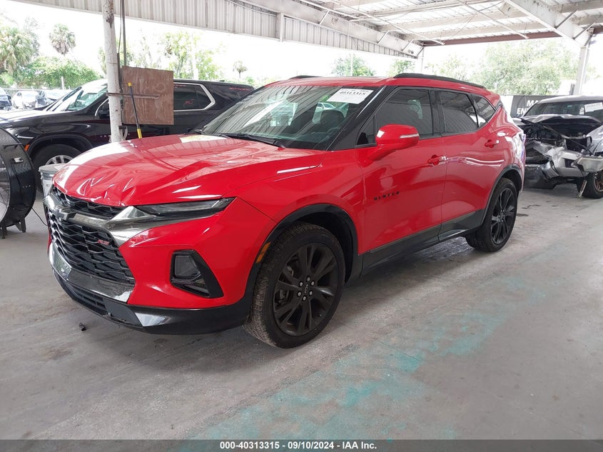 VIN 3GNKBERS7KS685556 2019 CHEVROLET BLAZER RS