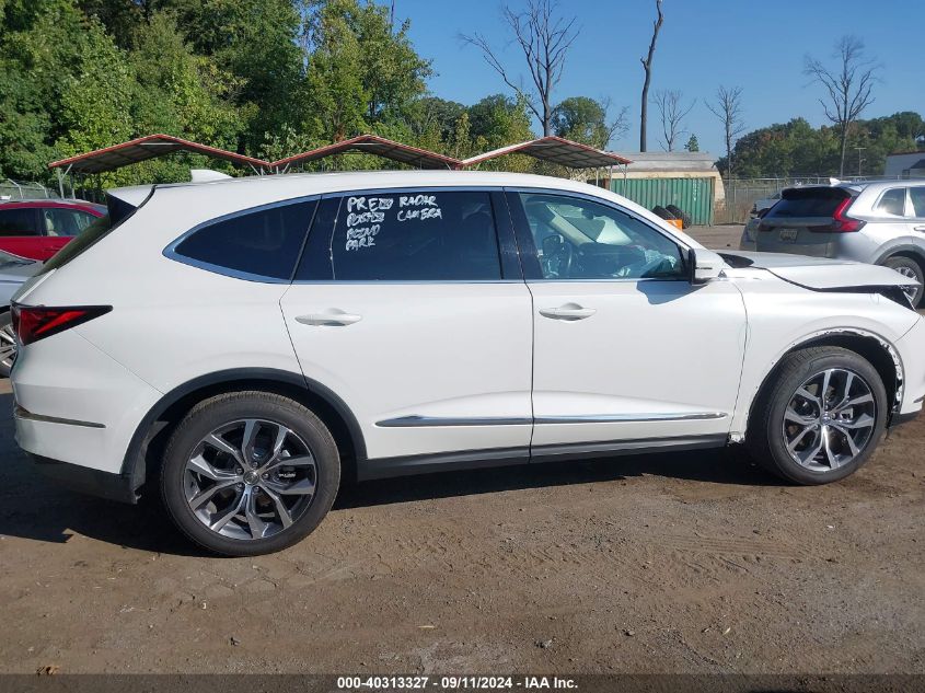 2023 Acura Mdx Technology VIN: 5J8YE1H42PL029690 Lot: 40313327