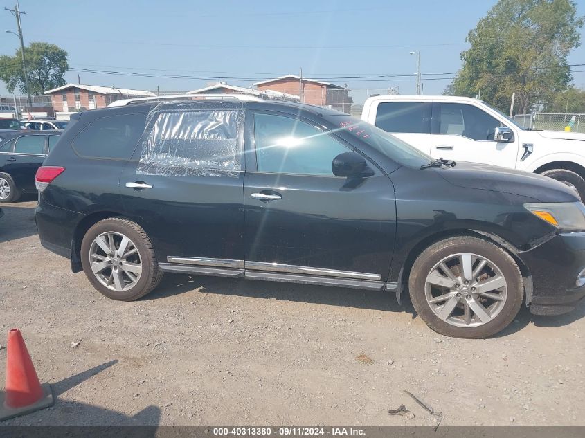 2014 Nissan Pathfinder Platinum VIN: 5N1AR2MNXEC678798 Lot: 40313380