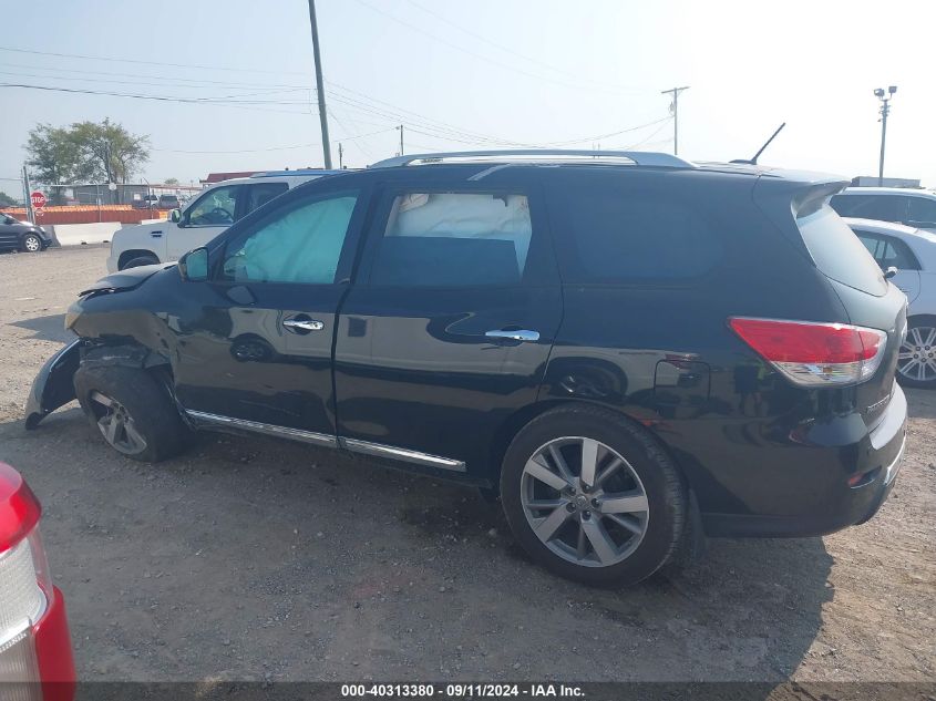 2014 Nissan Pathfinder Platinum VIN: 5N1AR2MNXEC678798 Lot: 40313380