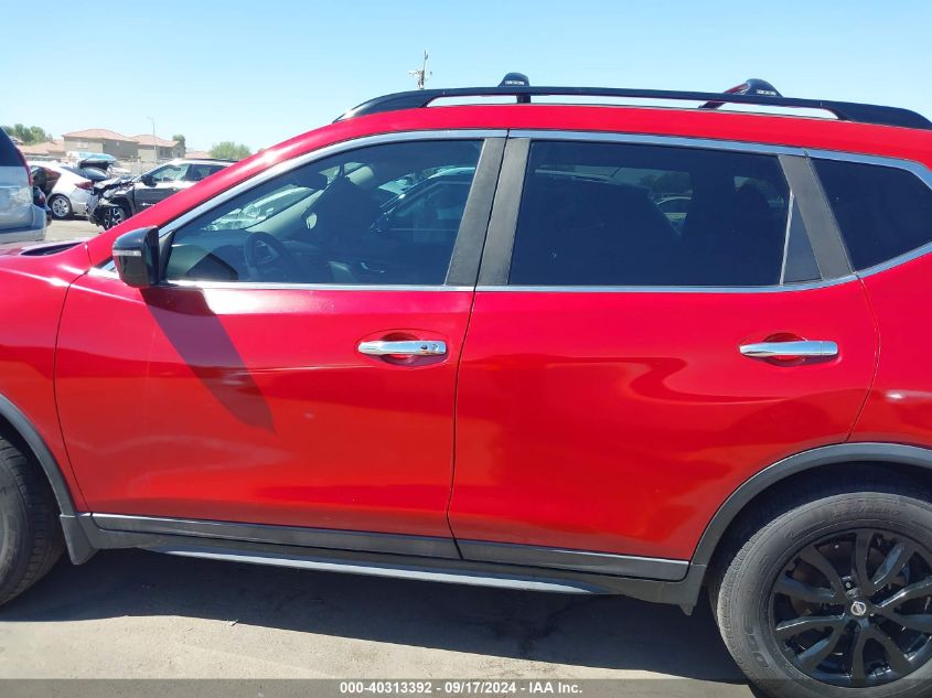 2017 Nissan Rogue Sv VIN: 5N1AT2MT9HC834866 Lot: 40313392