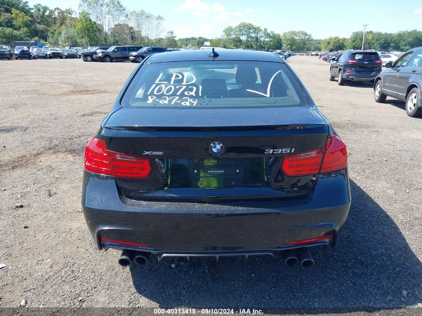 2013 BMW 335I xDrive VIN: WBA3B9G54DNP39388 Lot: 40313415