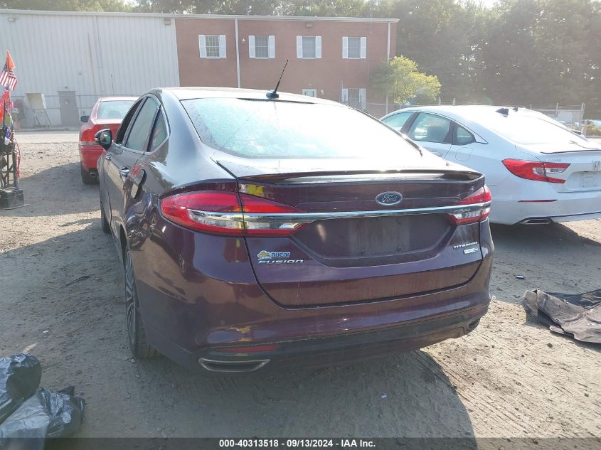 2017 FORD FUSION TITANIUM - 3FA6P0D9XHR197498