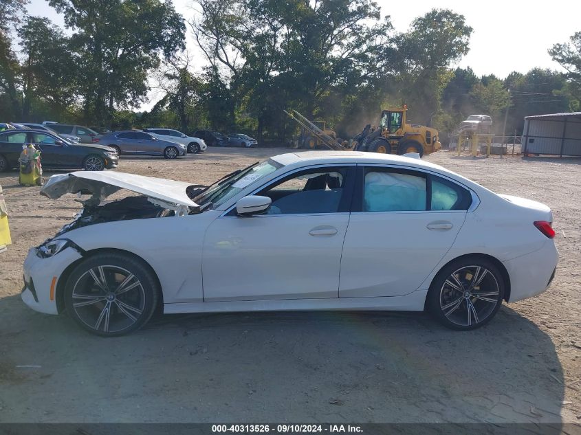 2021 BMW 330I VIN: 3MW5R1J00M8C12485 Lot: 40313526