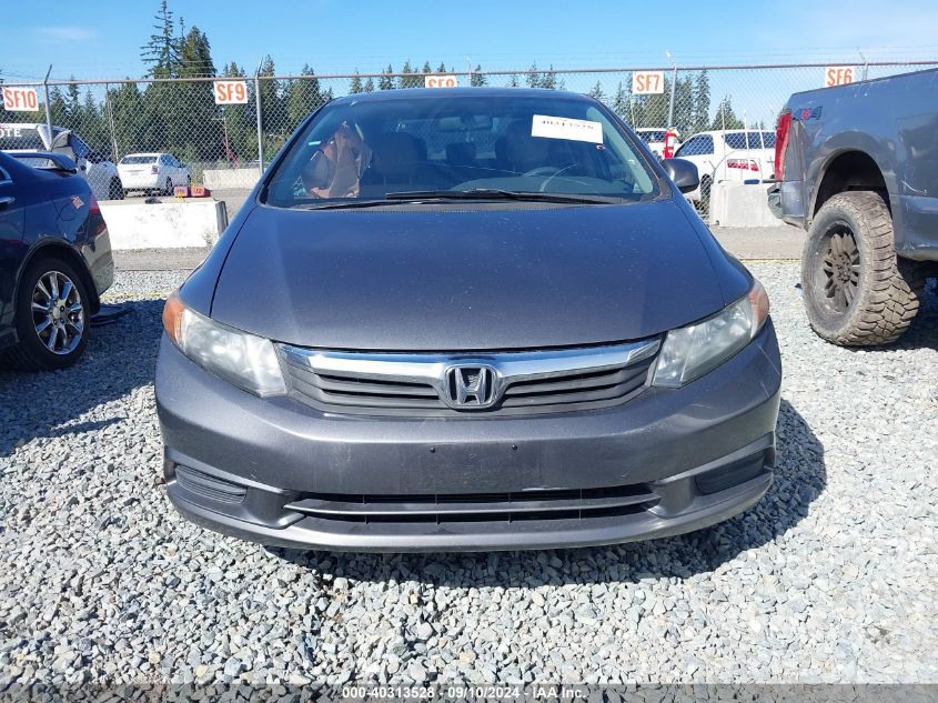 2012 Honda Civic Ex VIN: 19XFB2F83CE305534 Lot: 40313528