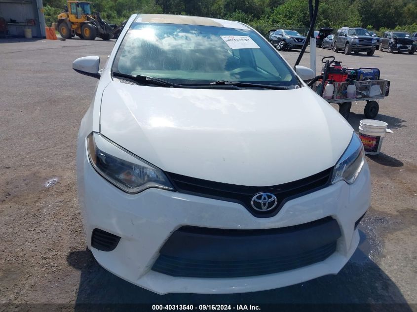 2014 Toyota Corolla Le VIN: 5YFBURHE1EP092430 Lot: 40313540