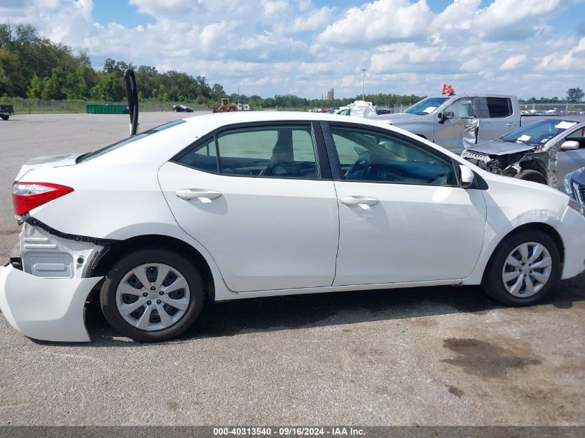 2014 Toyota Corolla Le VIN: 5YFBURHE1EP092430 Lot: 40313540