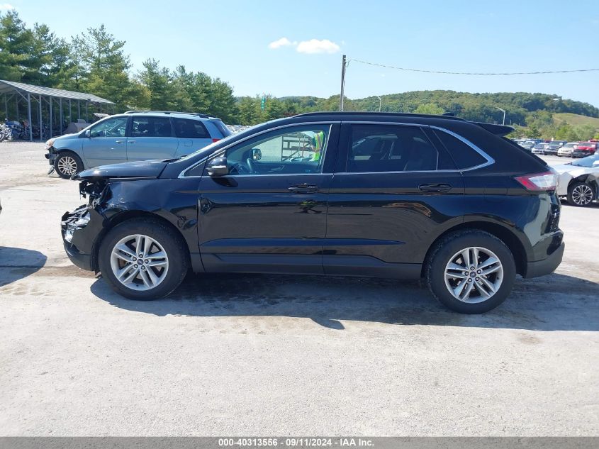 2018 Ford Edge Sel VIN: 2FMPK4J88JBB89738 Lot: 40313556