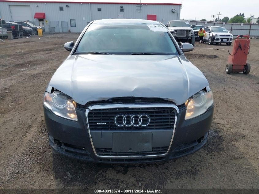 2006 Audi A4 2.0T VIN: WAUDF78E86A026595 Lot: 40313574