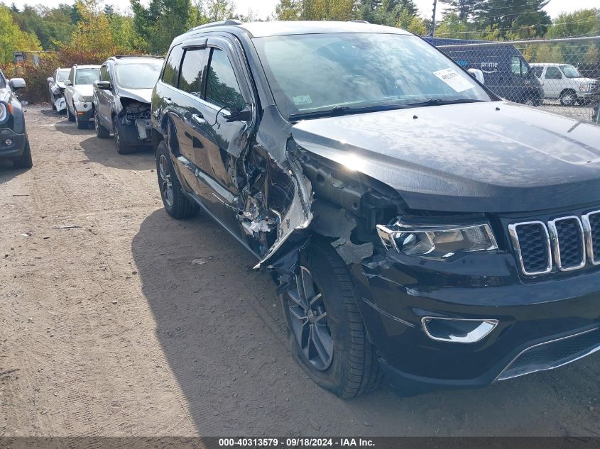 2018 Jeep Grand Cherokee Limited 4X4 VIN: 1C4RJFBG7JC296944 Lot: 40313579