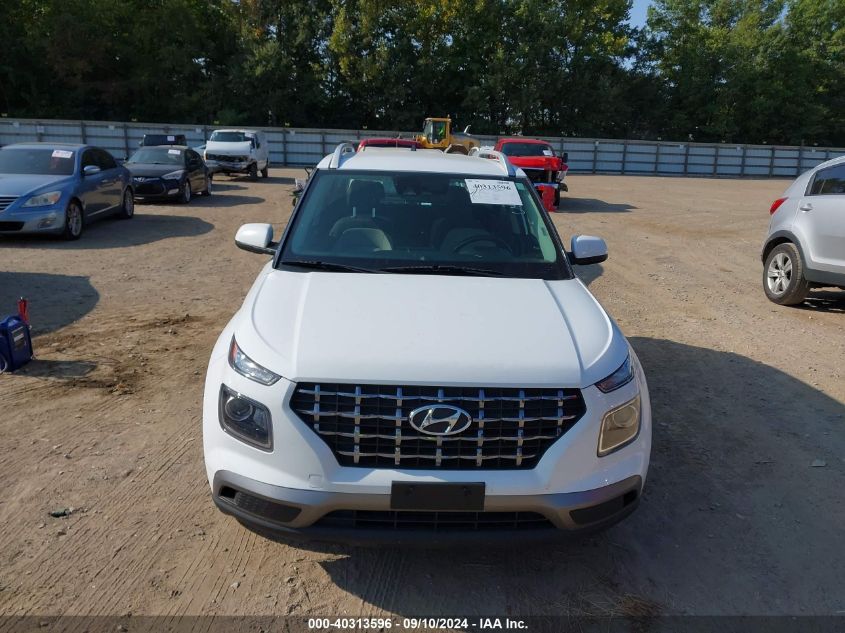 2021 Hyundai Venue Sel VIN: KMHRC8A34MU096571 Lot: 40313596