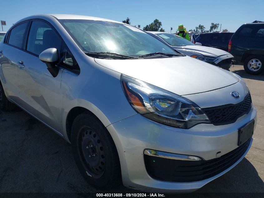 2016 Kia Rio Lx VIN: KNADM4A34G6654638 Lot: 40313608