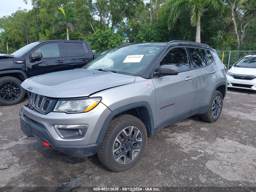 2019 JEEP COMPASS TRAILHAWK 4X4 - 3C4NJDDB3KT594644