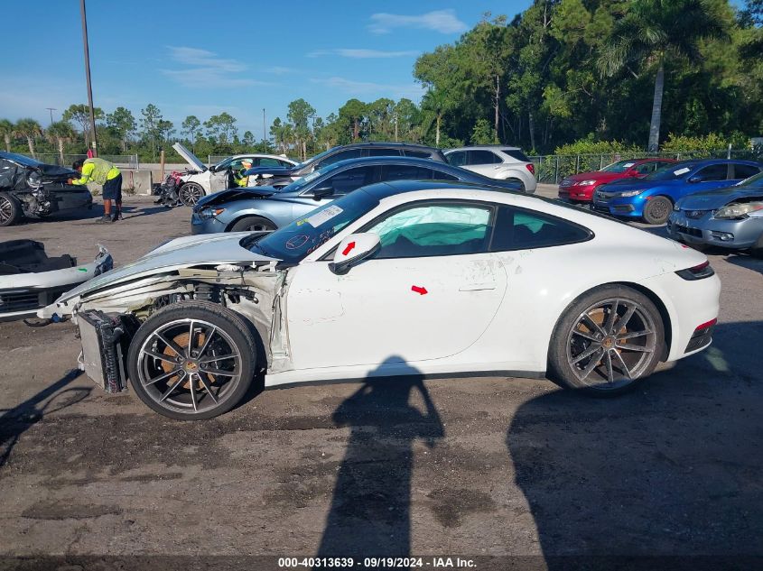 2020 Porsche 911 Carrera/Carrera 4 VIN: WP0AA2A95LS205171 Lot: 40313639