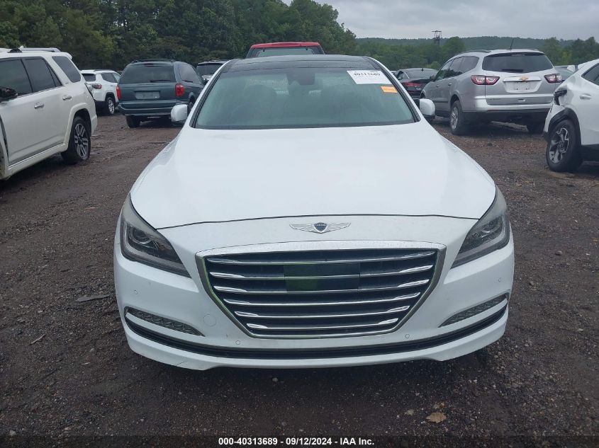 2017 Genesis G80 3.8 VIN: KMHGN4JE0HU173552 Lot: 40313689