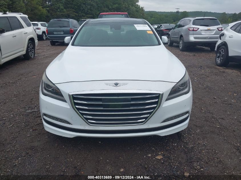 2017 Genesis G80 3.8 VIN: KMHGN4JE0HU173552 Lot: 40313689