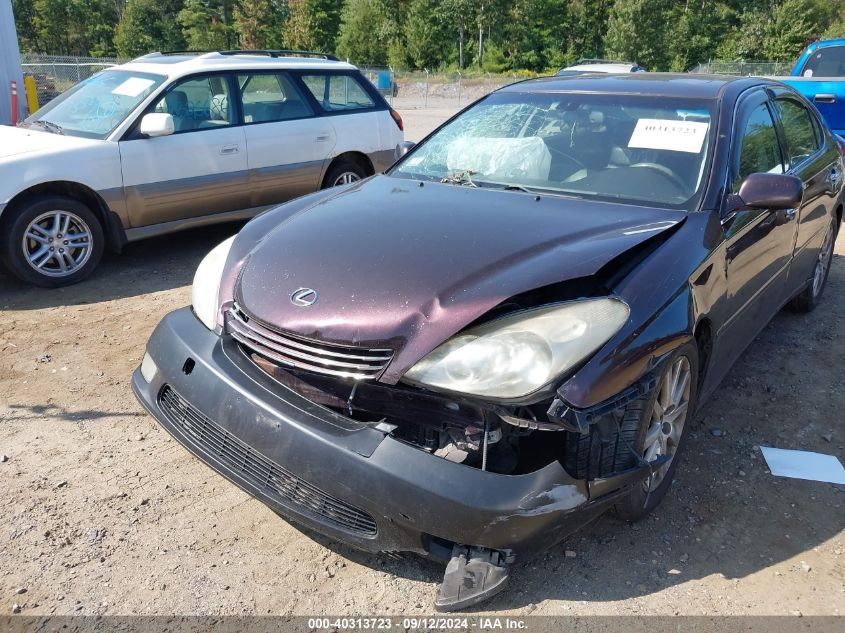 2002 Lexus Es 300 VIN: JTHBF30G220080375 Lot: 40313723