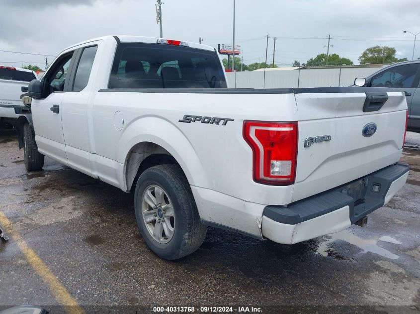 2017 Ford F-150 Super Cab VIN: 1FTEX1C82HKC53152 Lot: 40313768