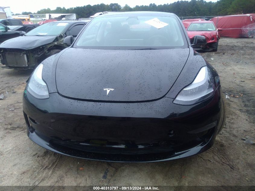 2022 Tesla Model 3 VIN: 5YJ3E1EAXNF372072 Lot: 40313797