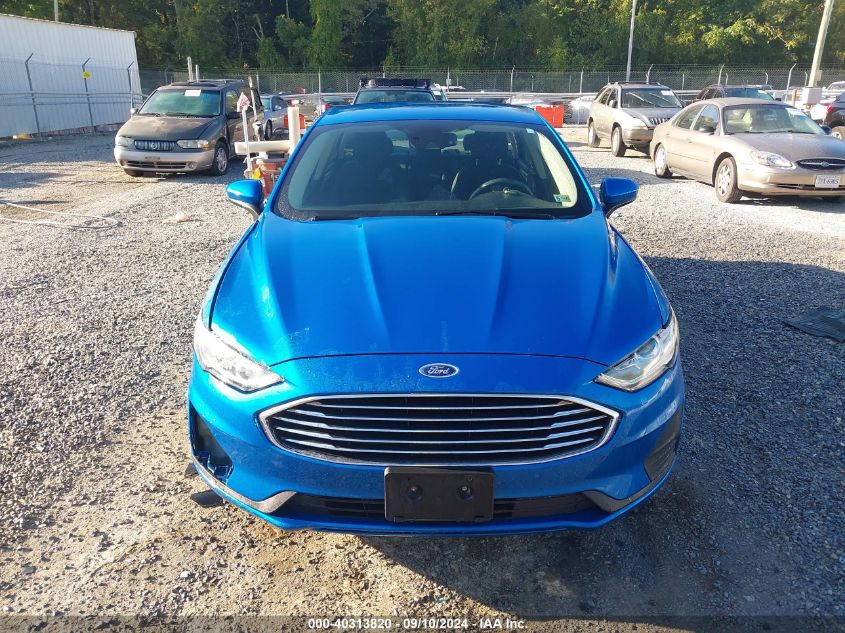 2019 FORD FUSION SE - 3FA6P0HD9KR160450